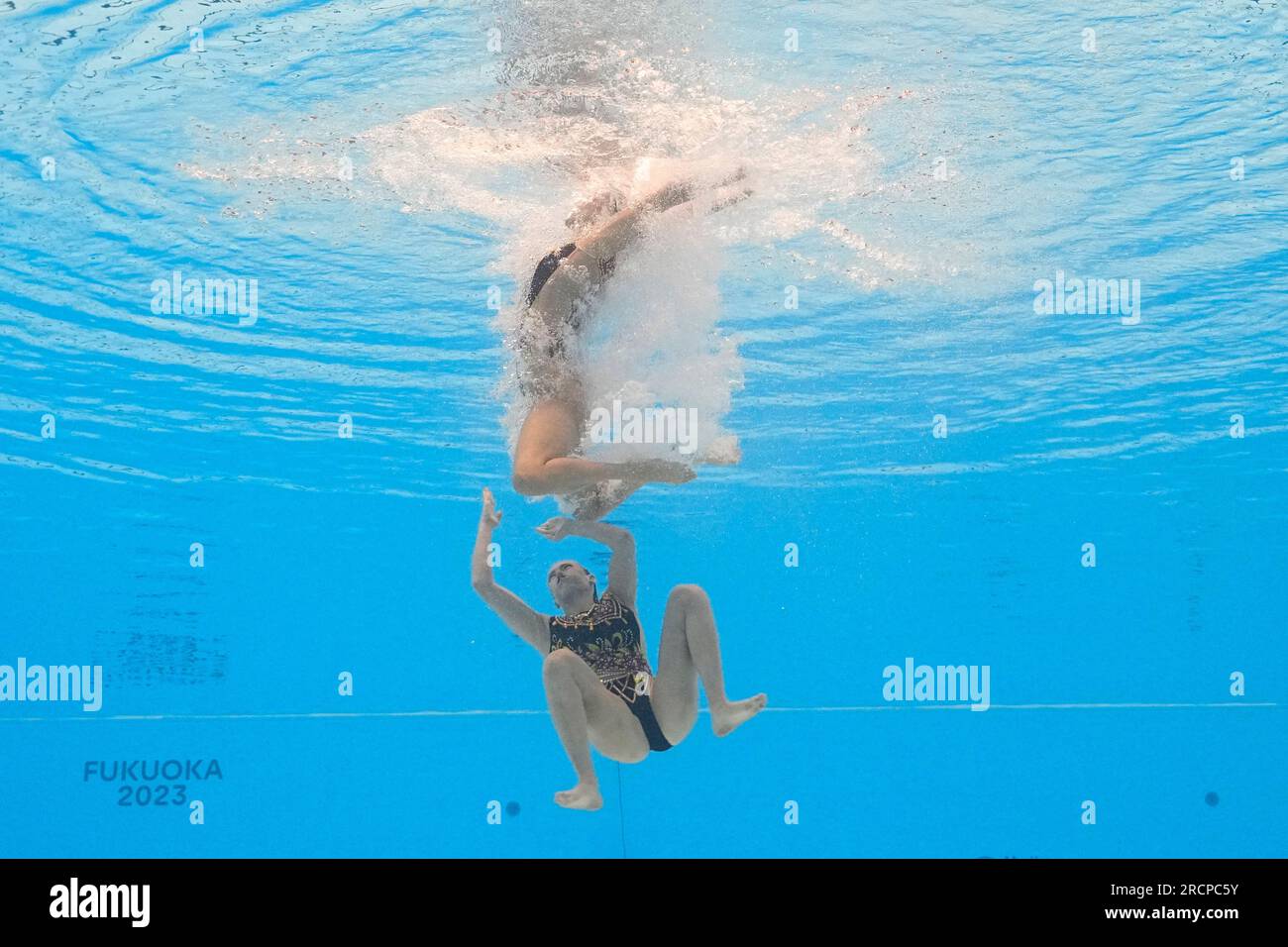 Ariel Nassee and Shelly Bobritsky, of Israel, compete in the women's ...