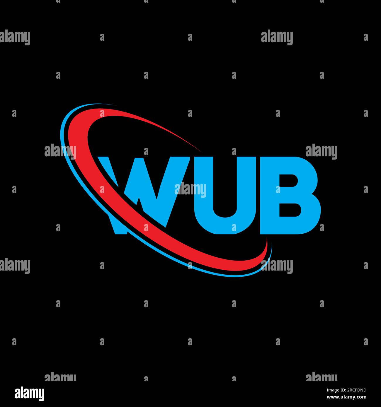 WUB logo. WUB letter. WUB letter logo design. Initials WUB logo linked ...
