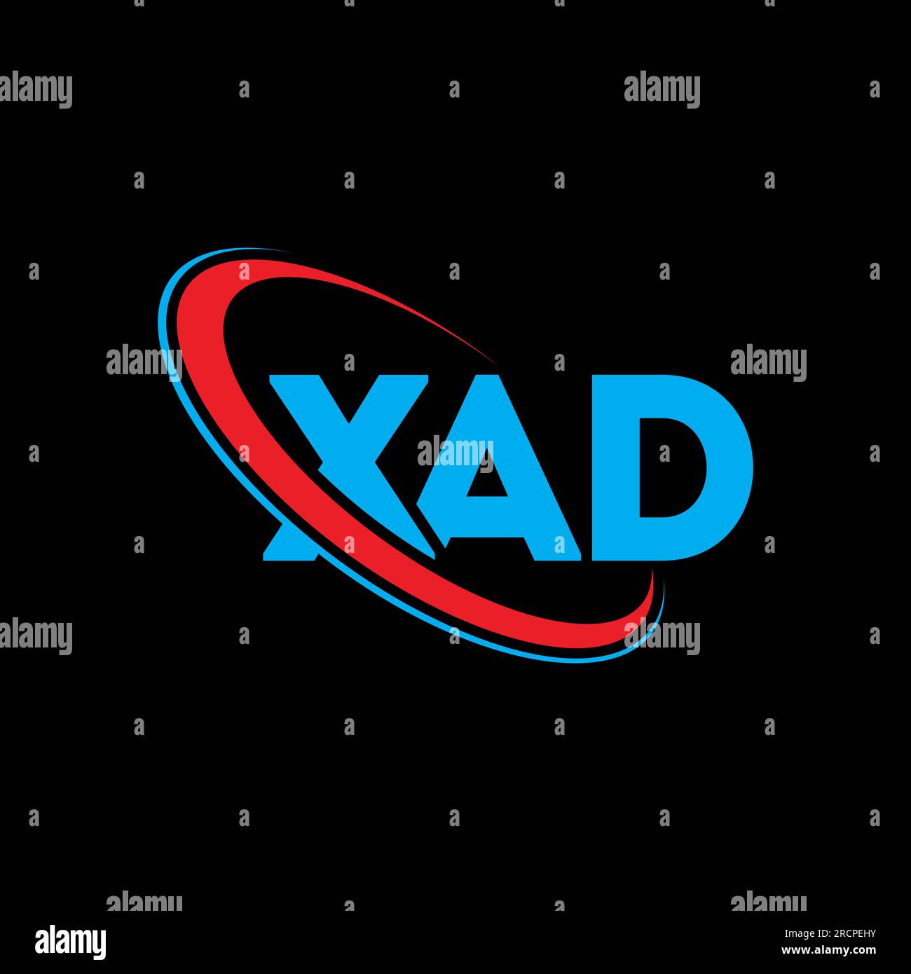 XAD logo. XAD letter. XAD letter logo design. Initials XAD logo linked
