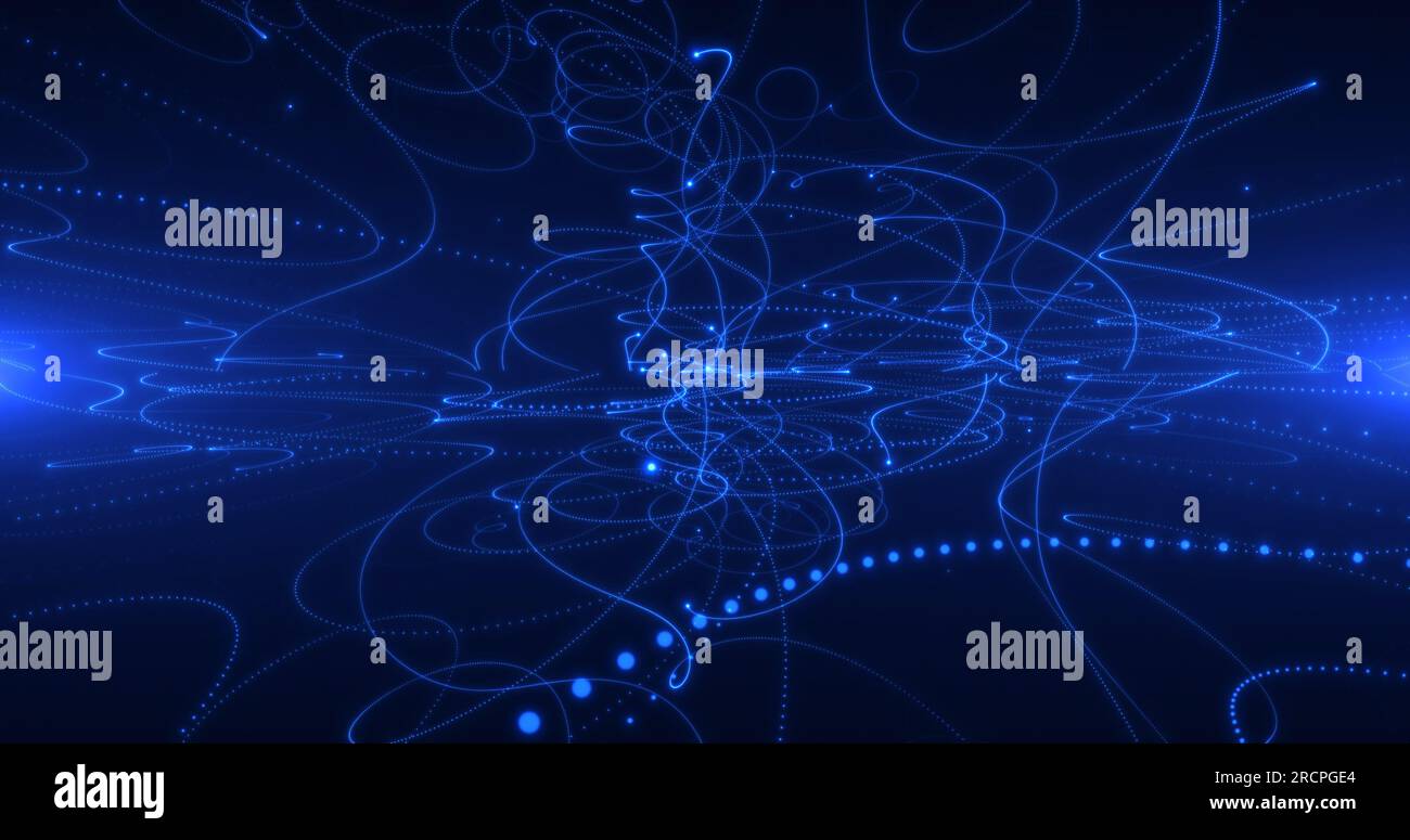 Traces of charged particles in a magnetic field Stock Photo - Alamy