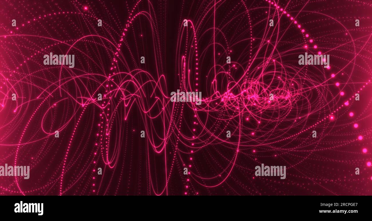 Traces of charged particles in a magnetic field Stock Photo - Alamy