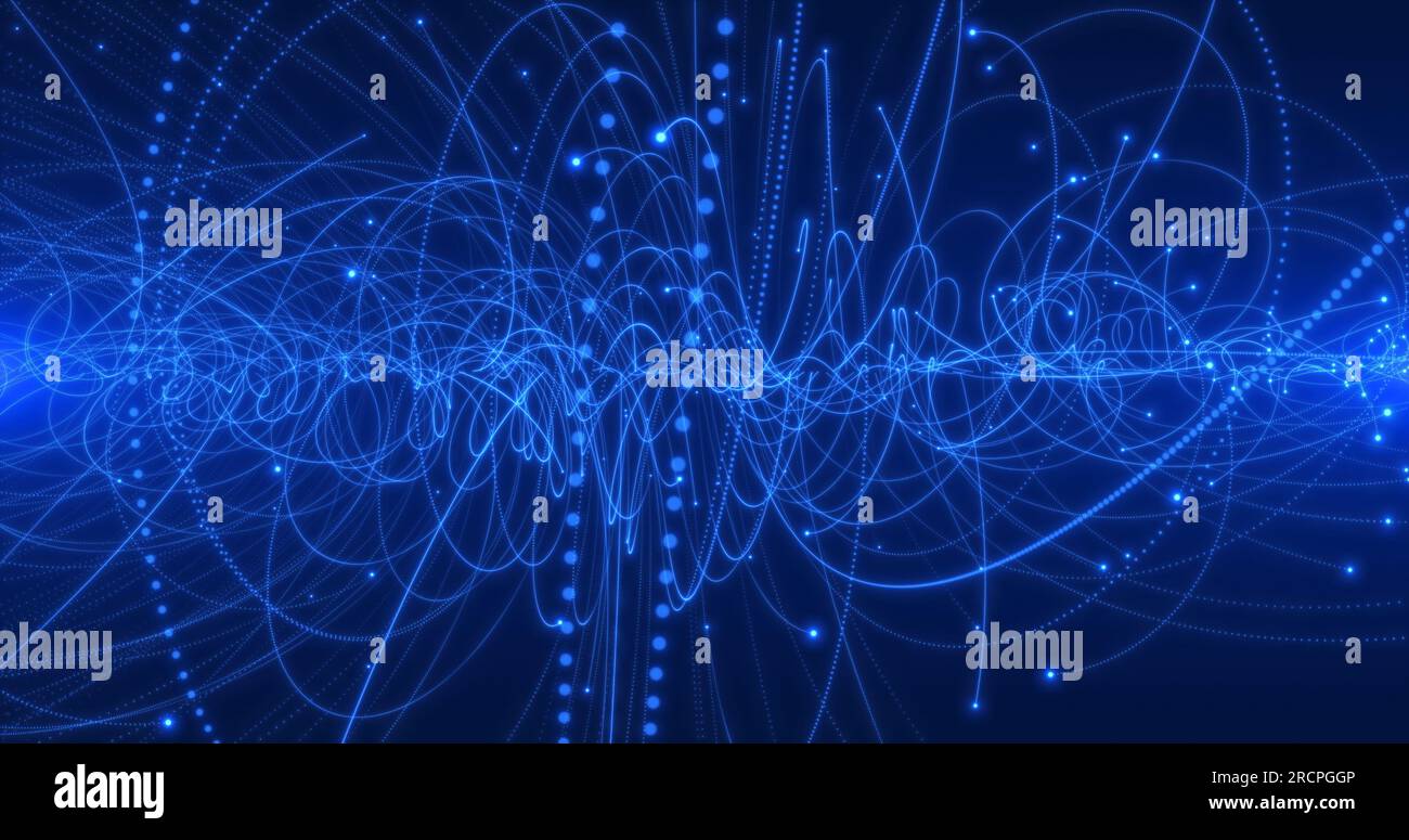 Traces of charged particles in a magnetic field Stock Photo - Alamy