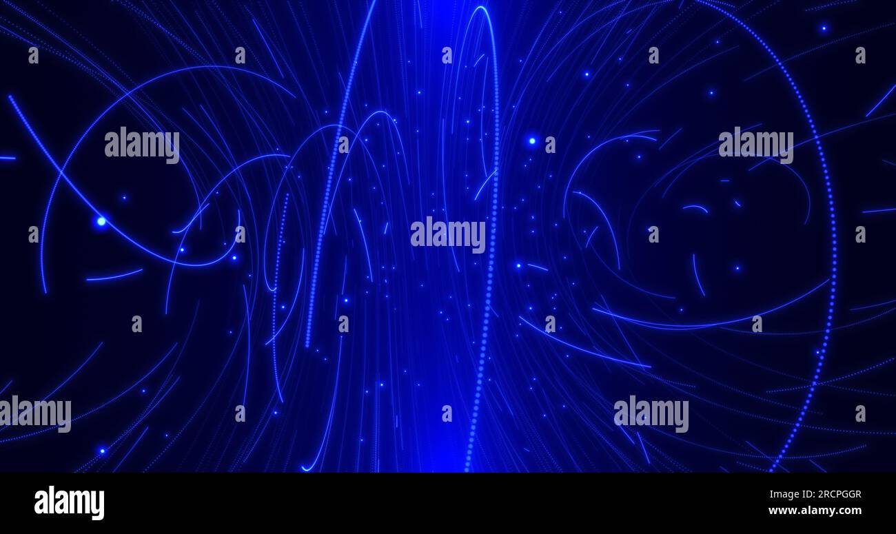 Traces of charged particles in a magnetic field Stock Photo - Alamy