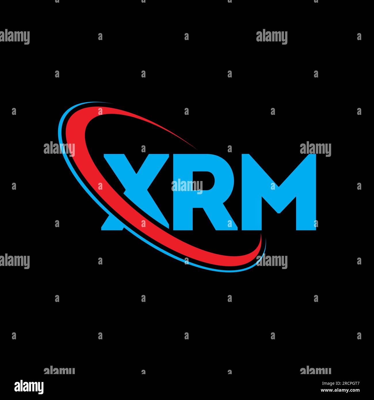 XRM logo. XRM letter. XRM letter logo design. Initials XRM logo linked ...