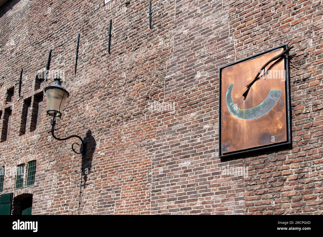 Naan Rijks Amersfoort, the Netherlands-June 2022; Close up low angle view of a sun ...