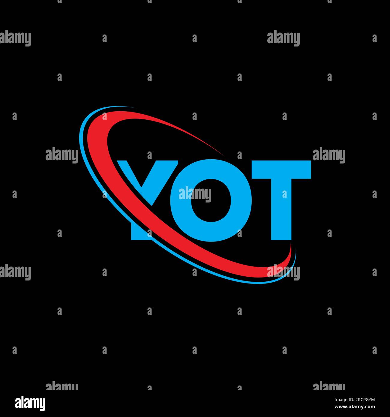 YOT logo. YOT letter. YOT letter logo design. Initials YOT logo linked ...