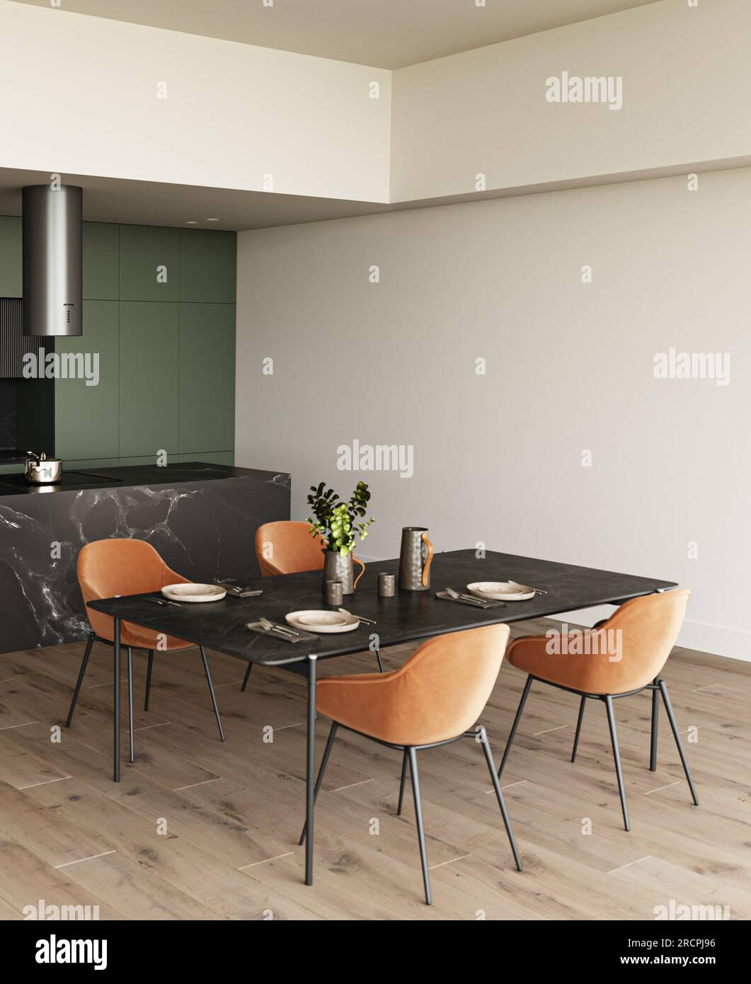 Stunning Luxury Studio Apartment Moody Lighting image