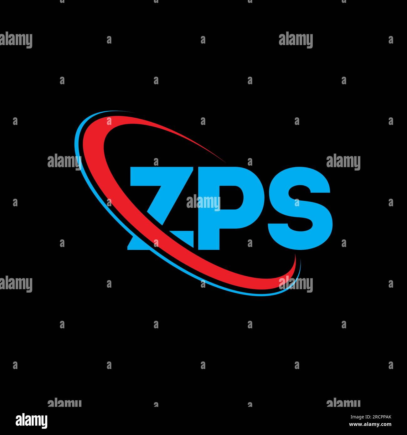 ZPS logo. ZPS letter. ZPS letter logo design. Initials ZPS logo linked with circle and uppercase monogram logo. ZPS typography for technology, busines Stock Vector