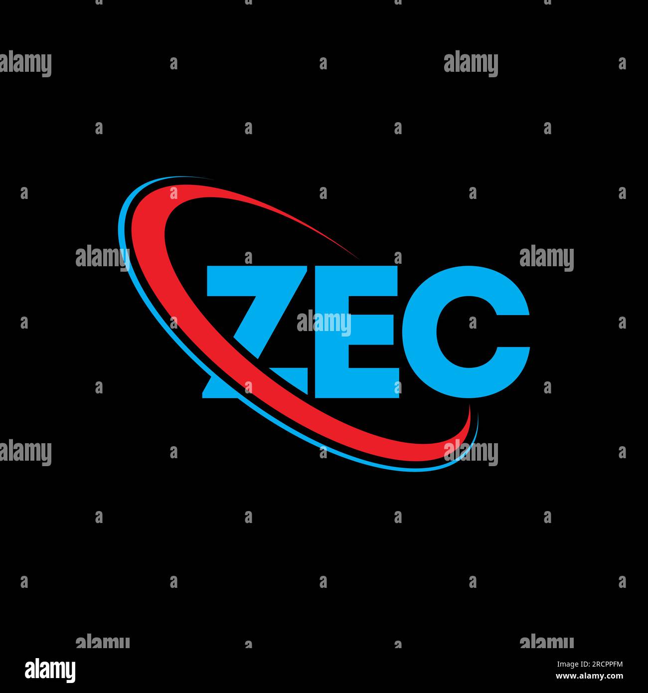 ZEC logo. ZEC letter. ZEC letter logo design. Initials ZEC logo linked with circle and uppercase