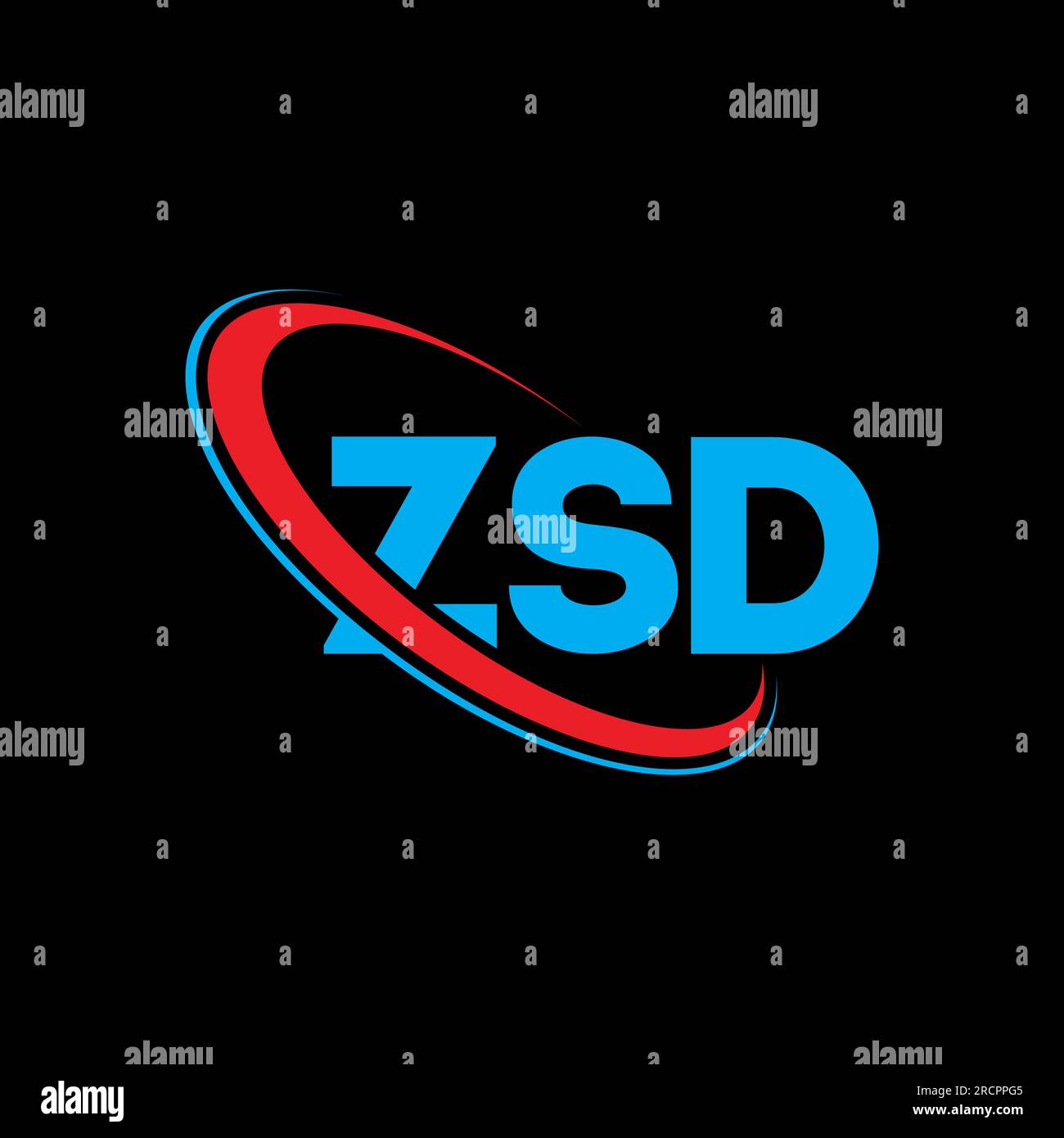 ZSD logo. ZSD letter. ZSD letter logo design. Initials ZSD logo linked