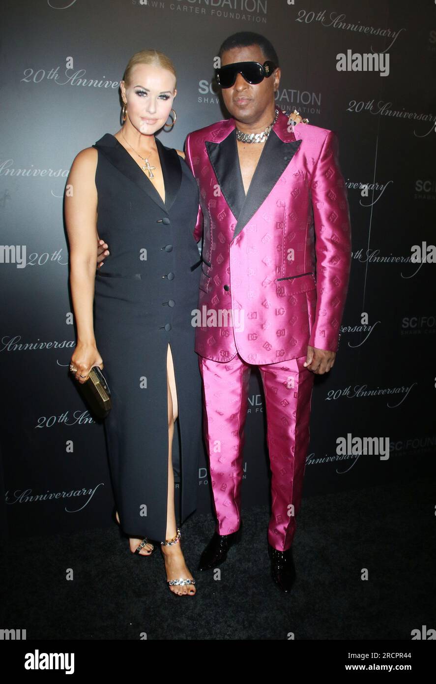 New York, NY, USA. 14th July, 2023. Rika Tischendoirk and Babyface at