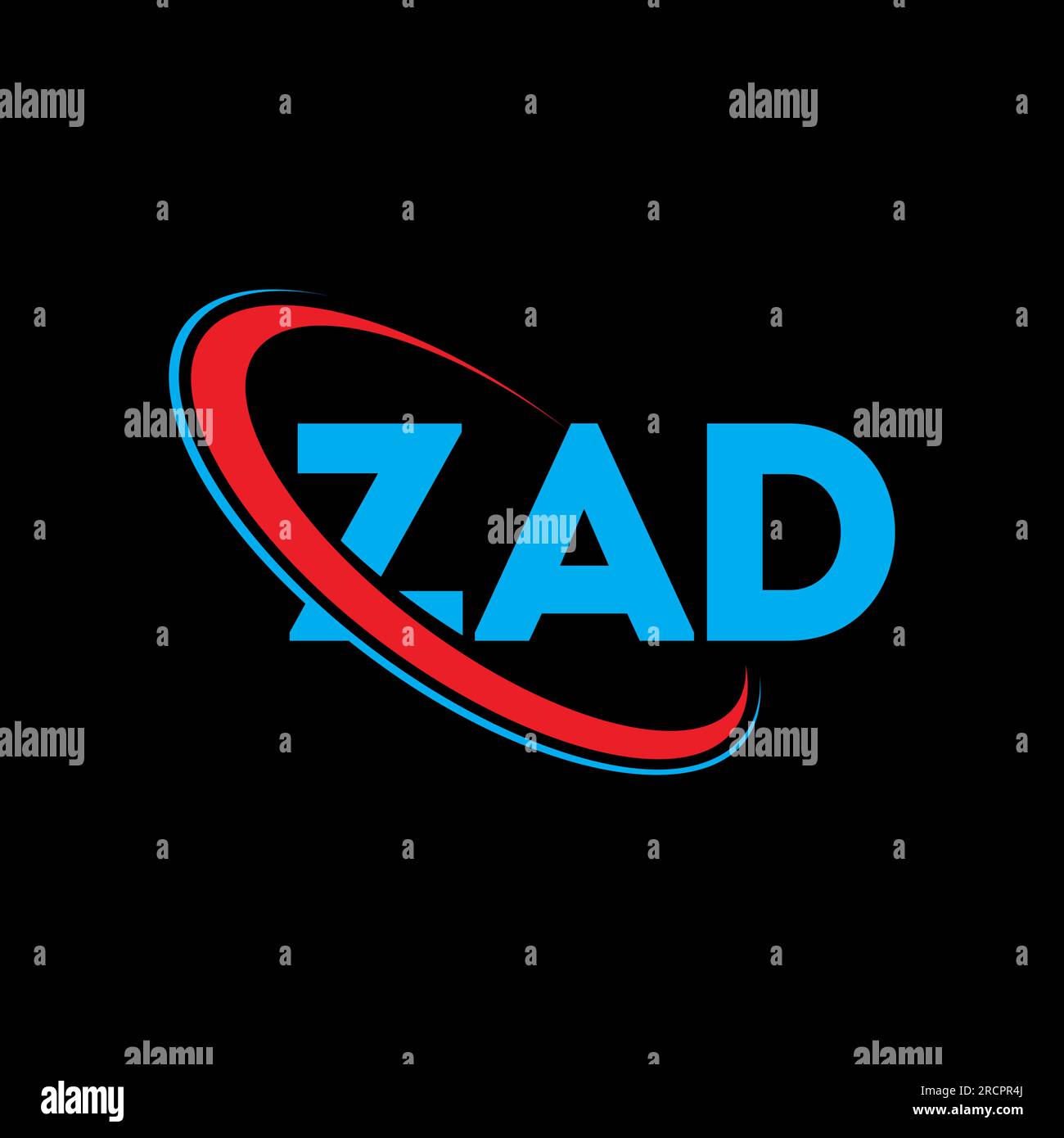ZAD logo. ZAD letter. ZAD letter logo design. Initials ZAD logo linked