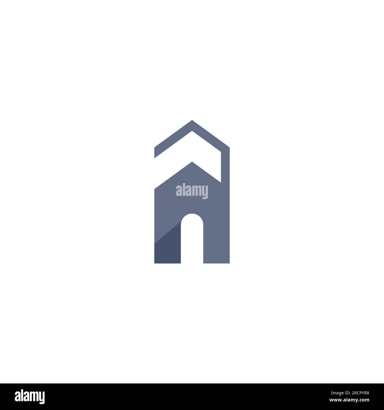 Home Letter A Logo. Initial A Combination Home Design. Home Logo Simple Stock Vector