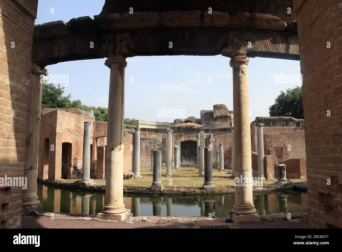 Villa Adriana Tivoli Stock Photo - Alamy