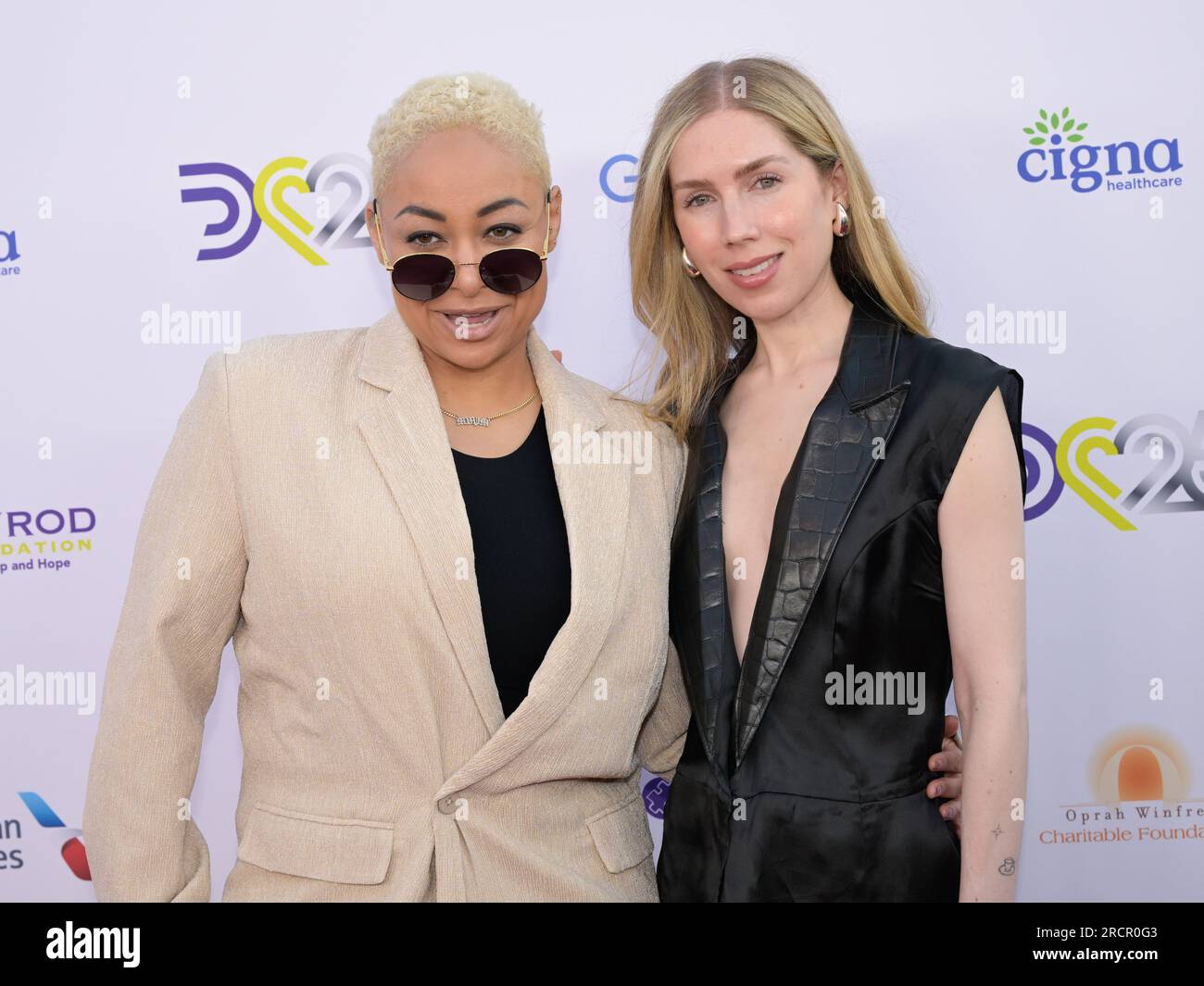 July 15, 2023, Los Angeles, California, United States: 15 July 2023 - Los  Angeles, California - Raven-Symone and Miranda Maday. 2023 HollyRod Annual  DesignCare Gala at The Beehive. Photo Credit: Billy Bennight/AdMedia (