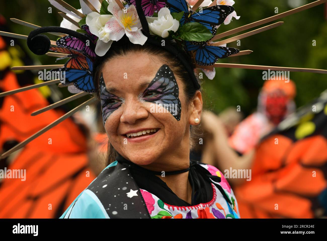 Edinburgh Scotland, UK 16 July 2023. Edinburgh Festival Carnival 2023