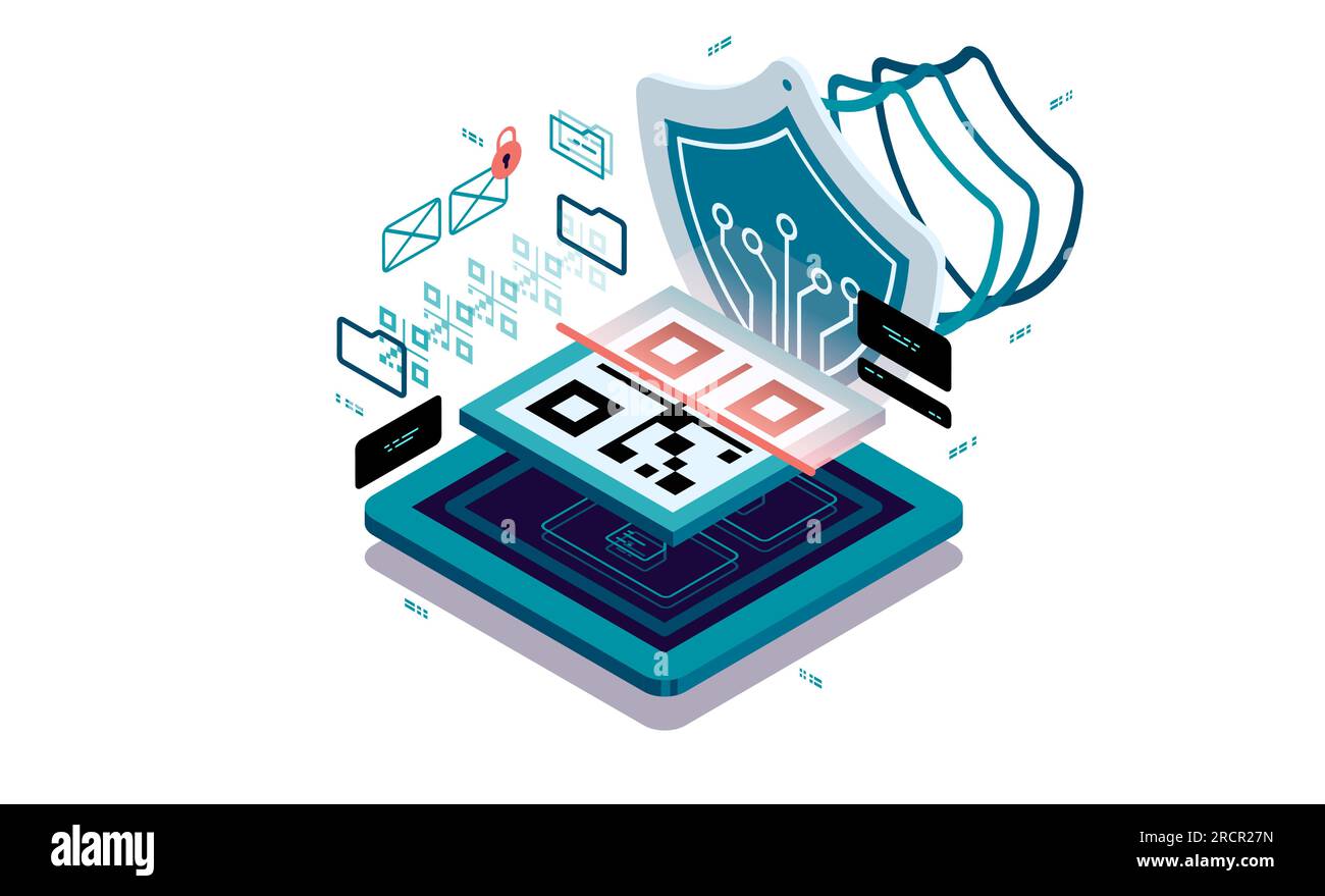 Data protection when scanning QR code. Safe passage through QR code