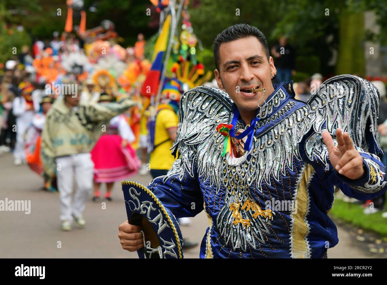 Edinburgh Scotland, UK 16 July 2023. Edinburgh Festival Carnival 2023