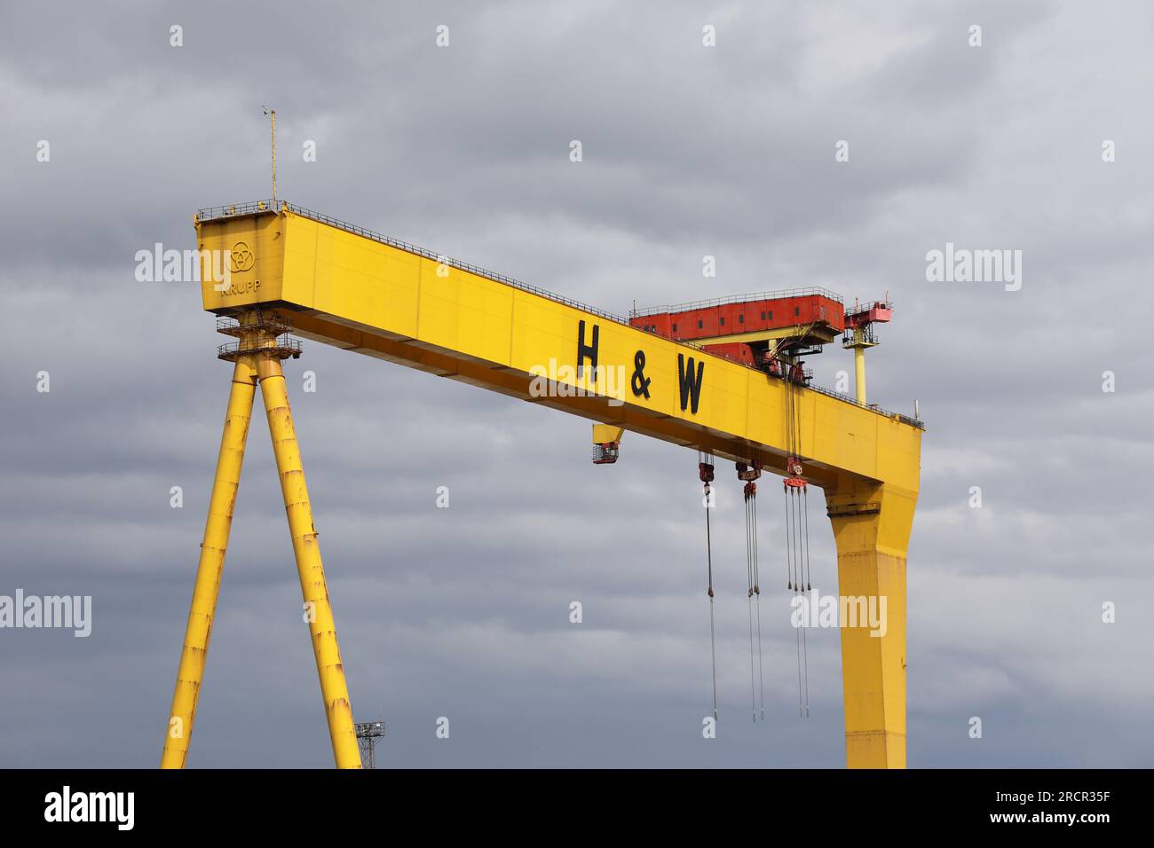 Goliath crane in Belfast Stock Photo