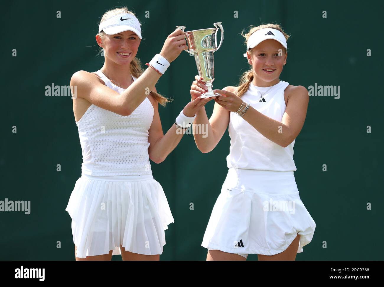 Wimbledon 2023: Hannah Klugman and Isabelle Lacy finish runners-up in the  Girls' doubles final