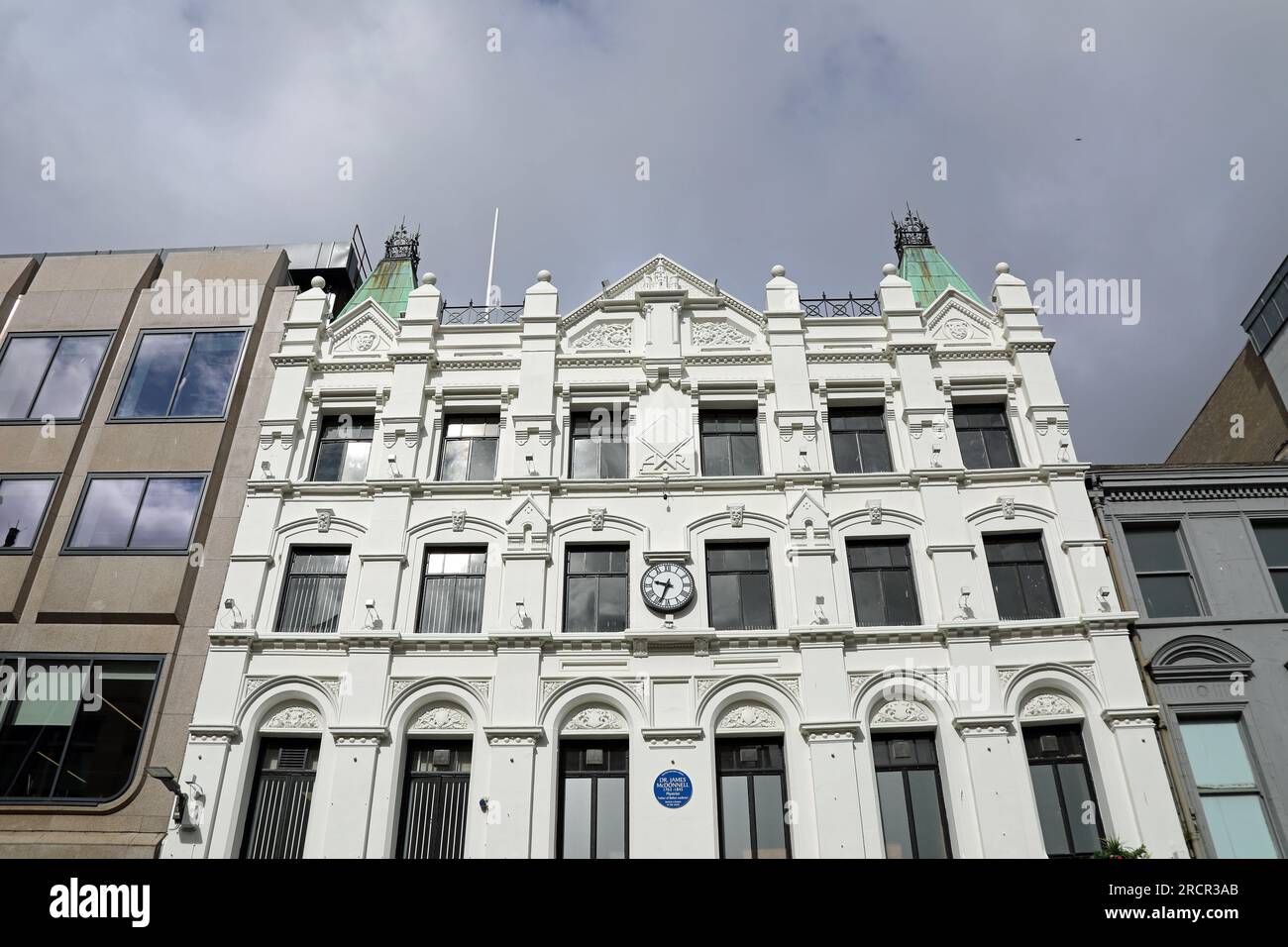 Queens Arcade in the city centre of Belfast Stock Photo Alamy