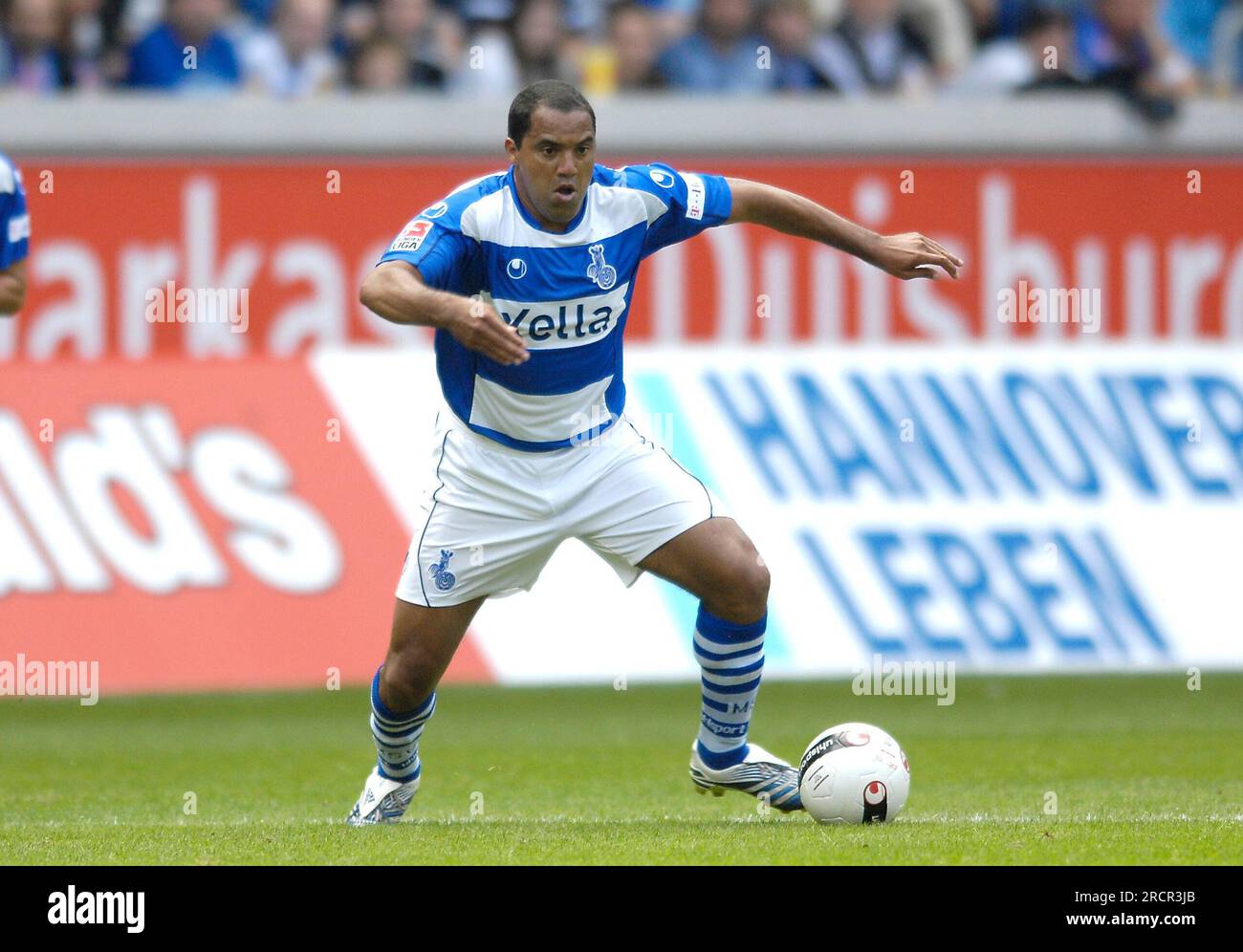 ARCHIVE PHOTO: Soccer player AILTON will be 50 years old on July 19, 2023,  AILTON, BRA, MSV, action, single action soccer friendly match, MSV Duisburg  - PSV Eindhoven (NL) 2:1, on 28.07.2007