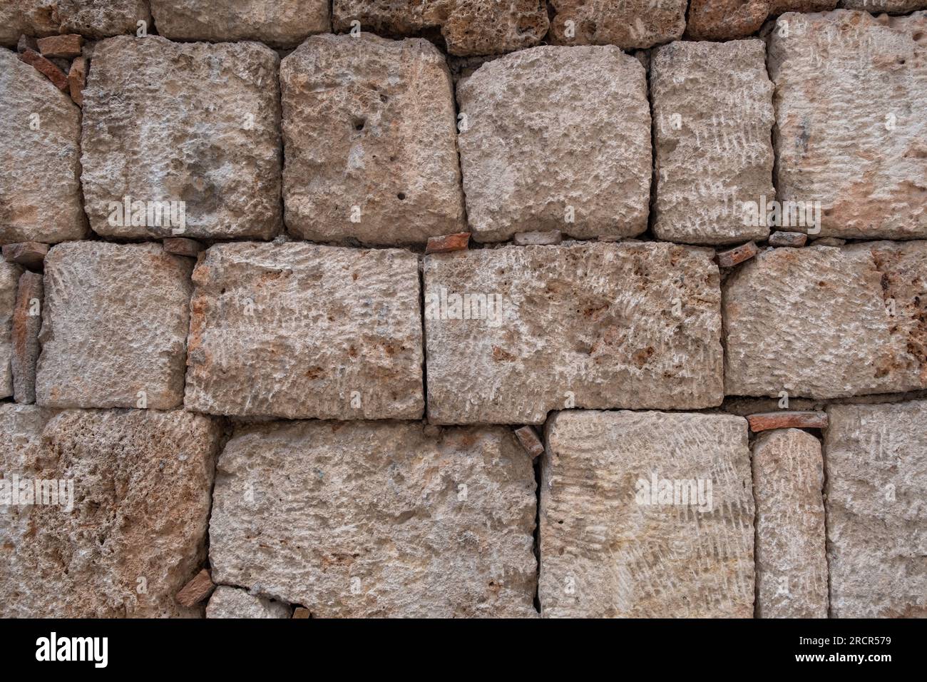 Texture of a stone wall. Old castle stone wall texture background Stock ...