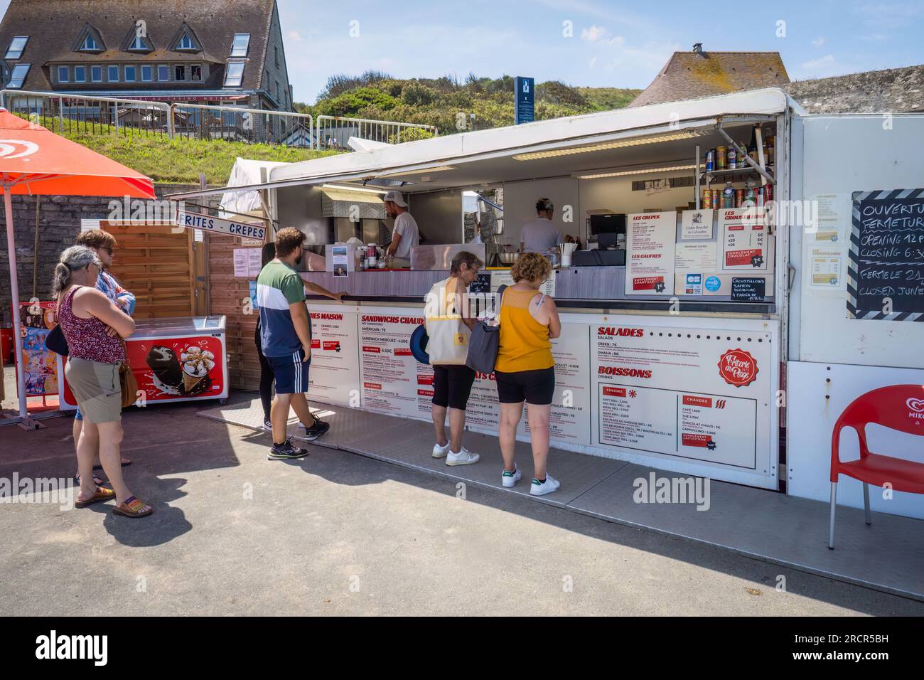 23.06.2023 Vierville, Omaha Beach, Normandy, France. Omaha Beach was