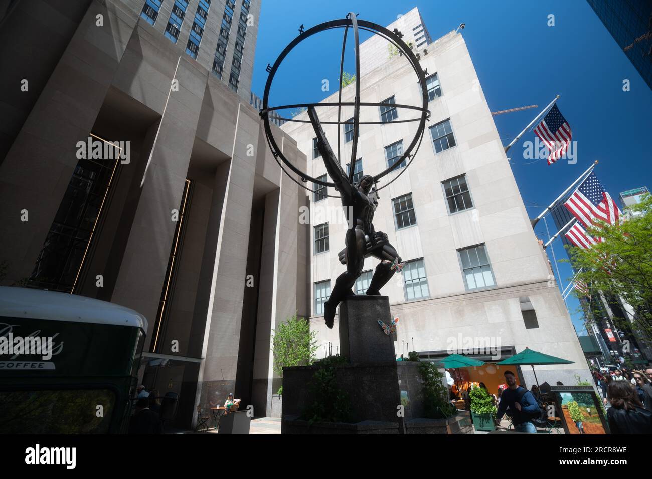 Rockefeller Center Statue in New York City Stock Photo Alamy