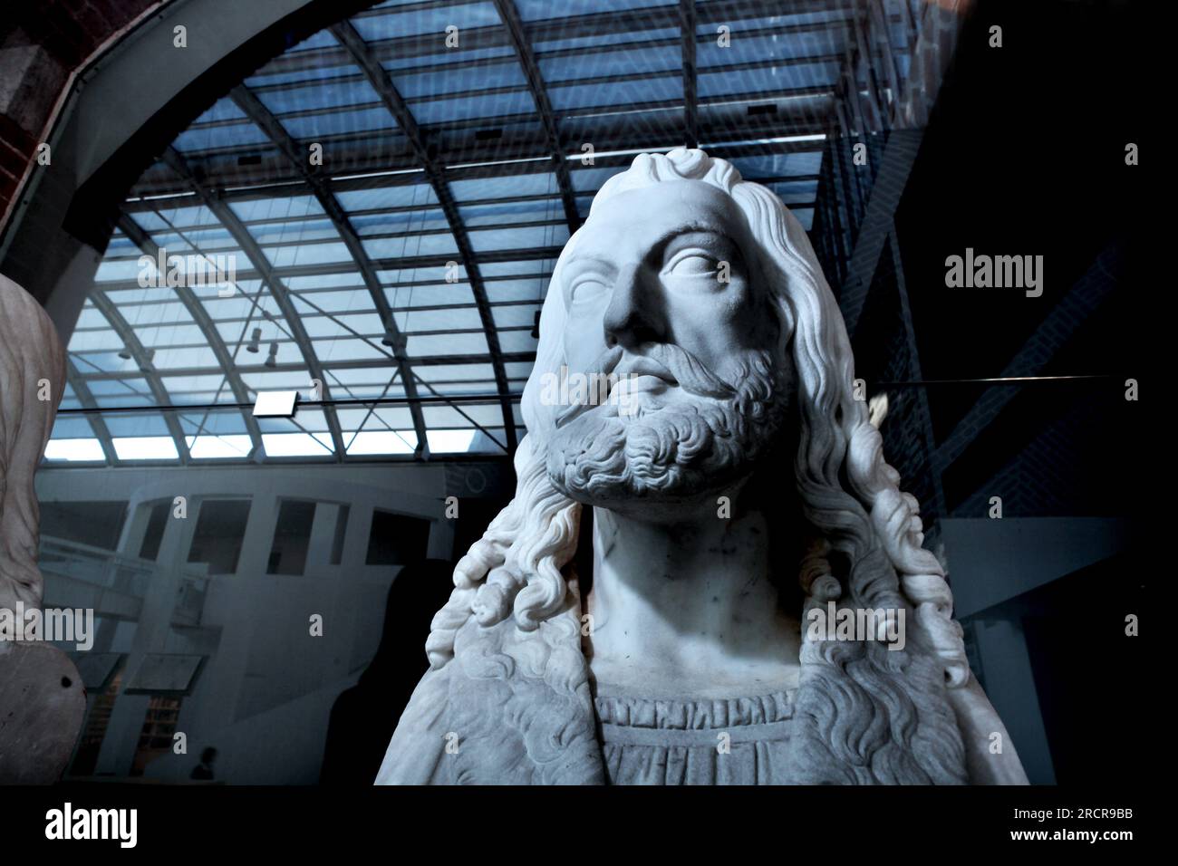 Bust of Durer, made by Joahnn Nepomuk Zwerger, Germanisches Nationalmuseum, Nuremberg,  Bavaria, Germany Stock Photo