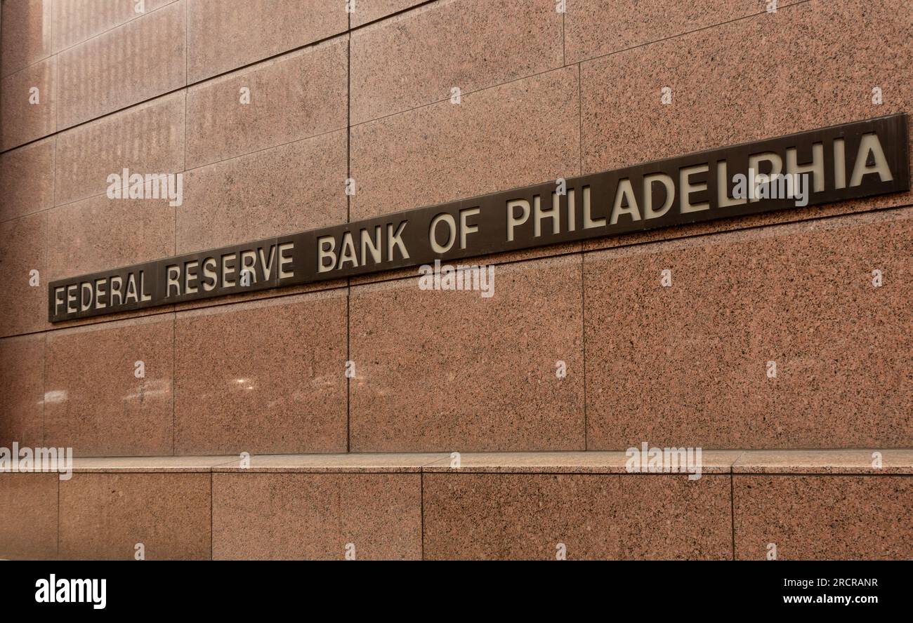federal reserve bank building Philadelphia PA Stock Photo Alamy
