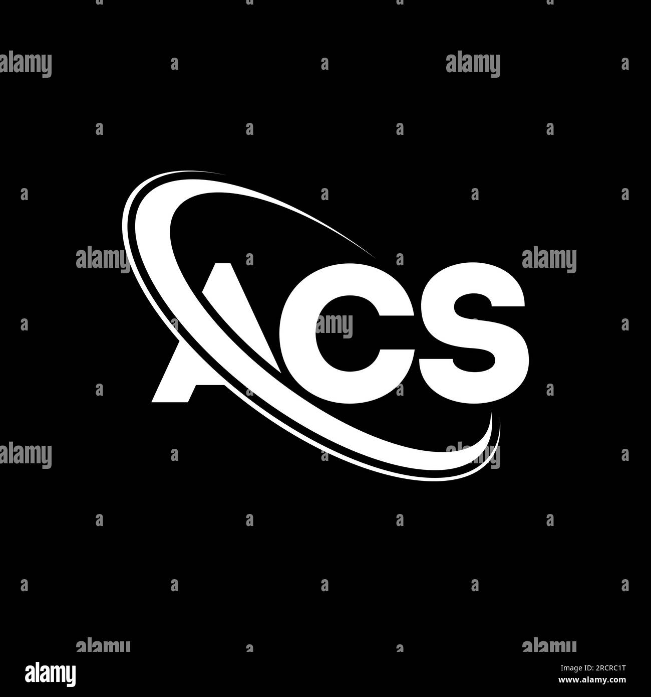 ACS logo. ACS letter. ACS letter logo design. Intitials ACS logo linked ...