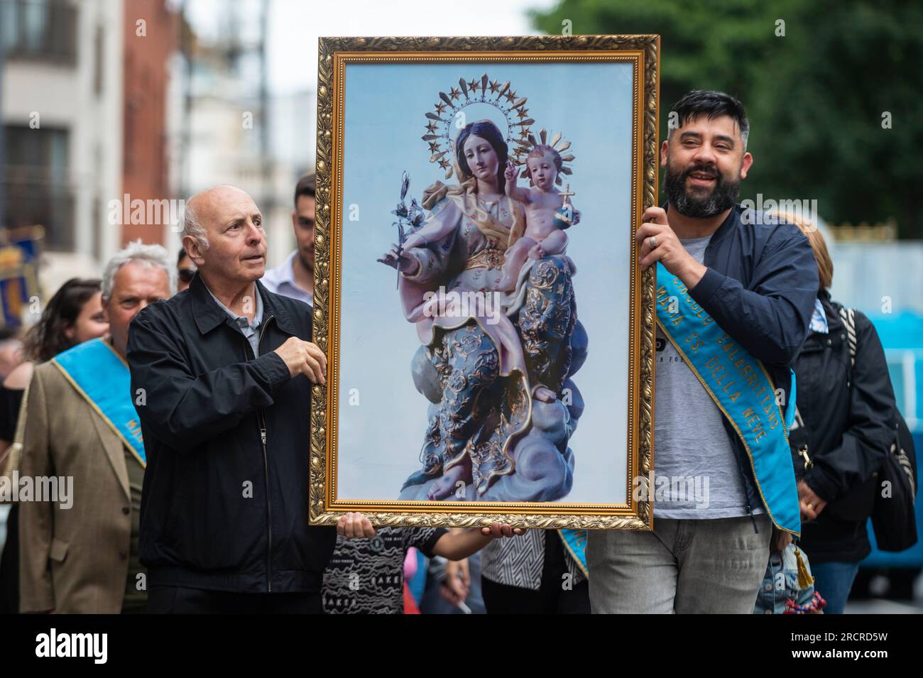 London UK 16 July 2023 People Take Part In The Procession Of Our london-uk-16-july-2023-people-take-part-in-the-procession-of-our