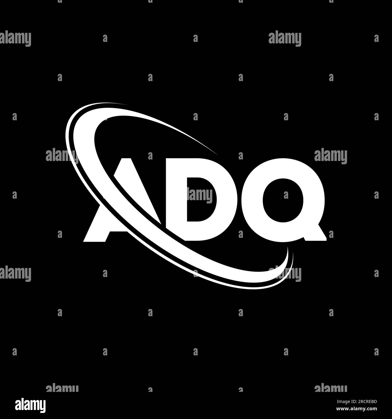 ADQ logo. ADQ letter. ADQ letter logo design. Initials ADQ logo linked ...