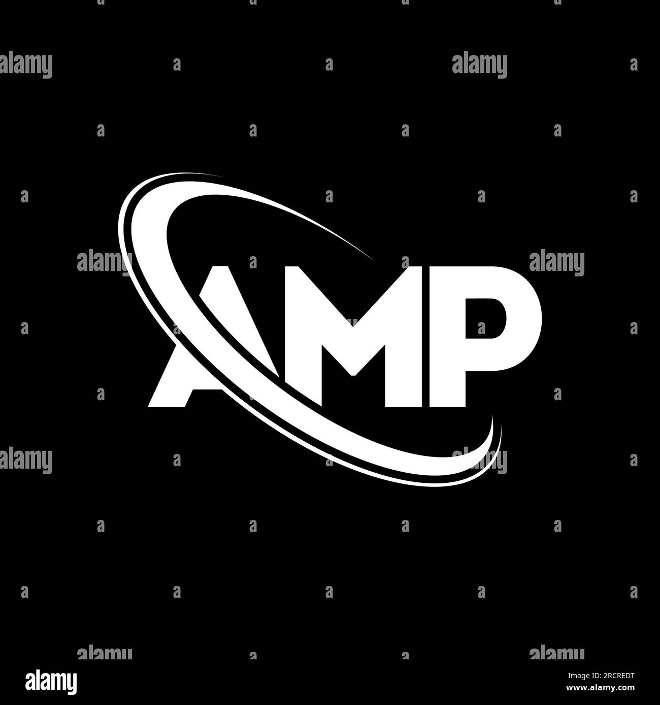 AMP logo. AMP letter. AMP letter logo design. Initials AMP logo linked