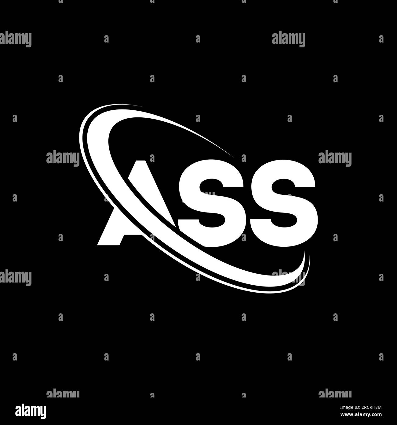 ASS logo. ASS letter. ASS letter logo design. Initials ASS logo linked ...