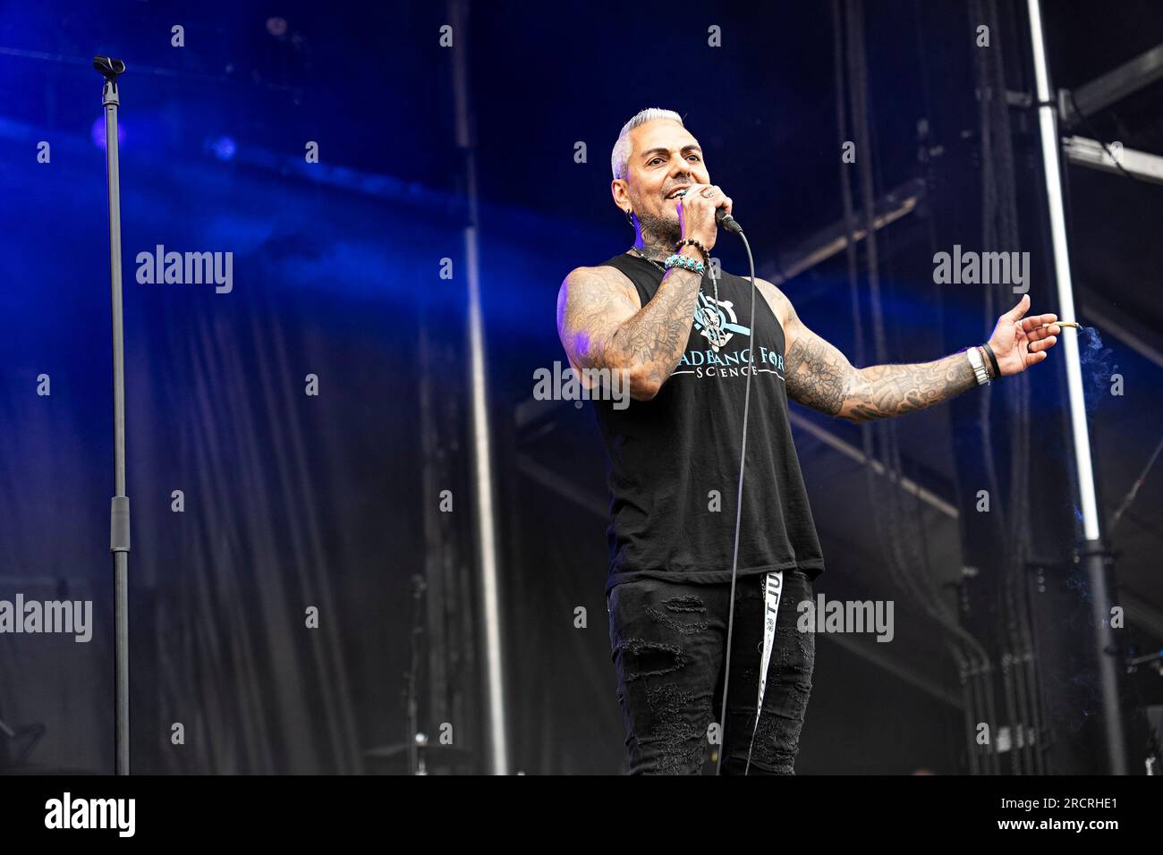 Jose Mangin appears at Inkcarceration Music and Tattoo Festival on ...