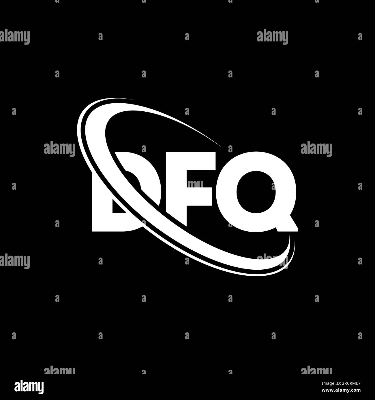 DFQ logo. DFQ letter. DFQ letter logo design. Initials DFQ logo linked ...