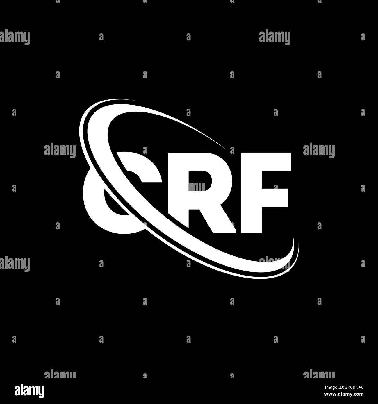 CRF logo. CRF letter. CRF letter logo design. Initials CRF logo linked