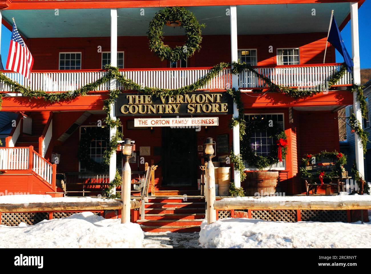 The Vermont Country Store is decorated for the Christmas season with