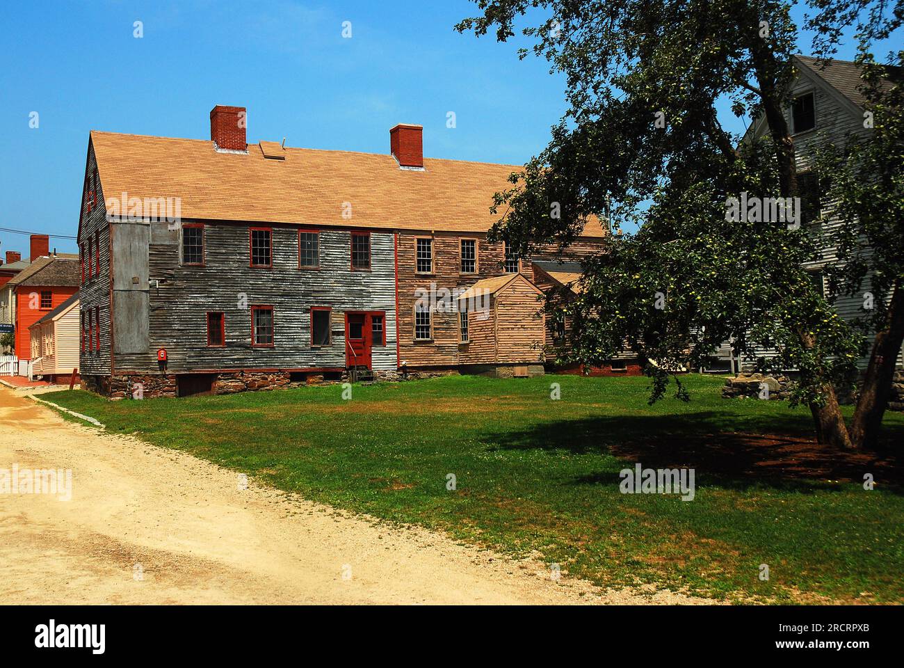 The Yeaton Winn house, a Colonial era clapboard home, is one of many