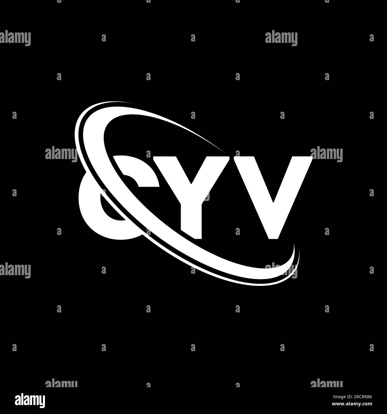 CYV logo. CYV letter. CYV letter logo design. Initials CYV logo linked ...