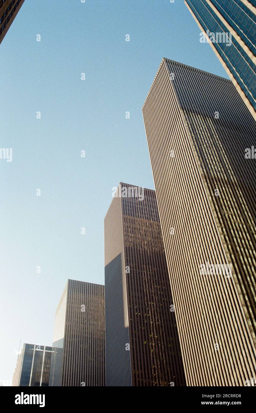 New York City on analog camera Stock Photo Alamy