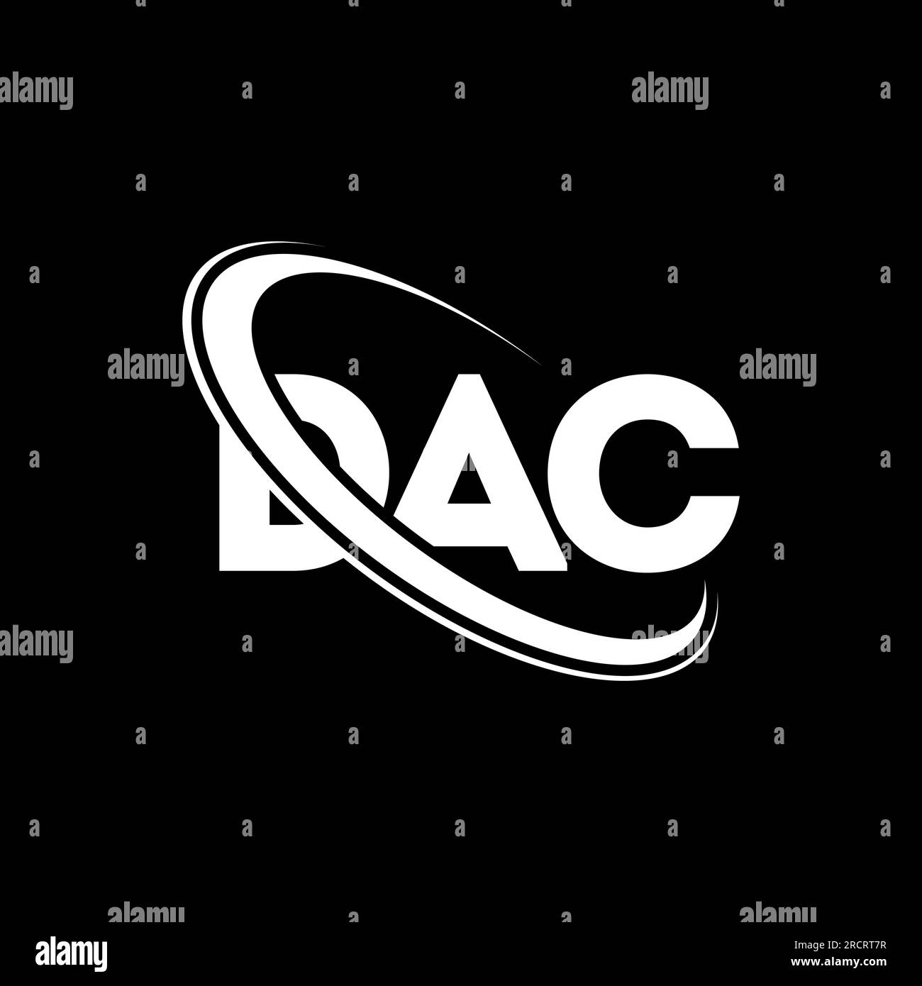 DAC logo. DAC letter. DAC letter logo design. Initials DAC logo linked