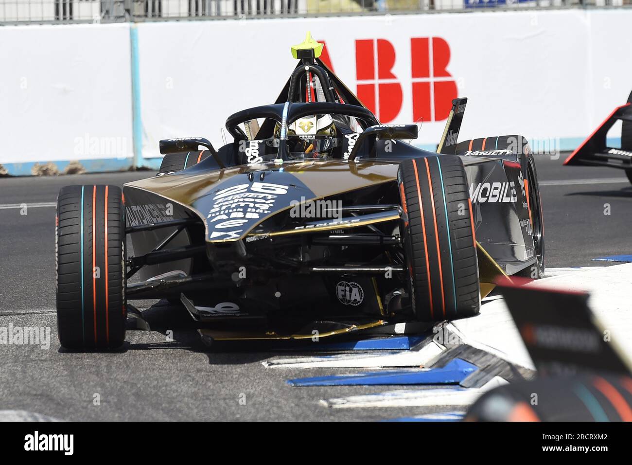 Rome, Lazio. 16th July, 2023. Eric Vergne team Ds Penske during the Rome E-Prix Race 2. Rome (Italy), 16 July 2023 Fotografo01 Credit: Independent Photo Agency/Alamy Live News Stock Photo