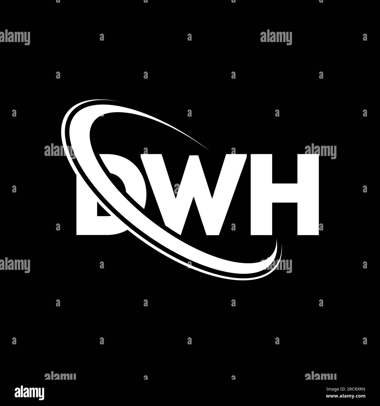 DWH logo. DWH letter. DWH letter logo design. Initials DWH logo linked ...