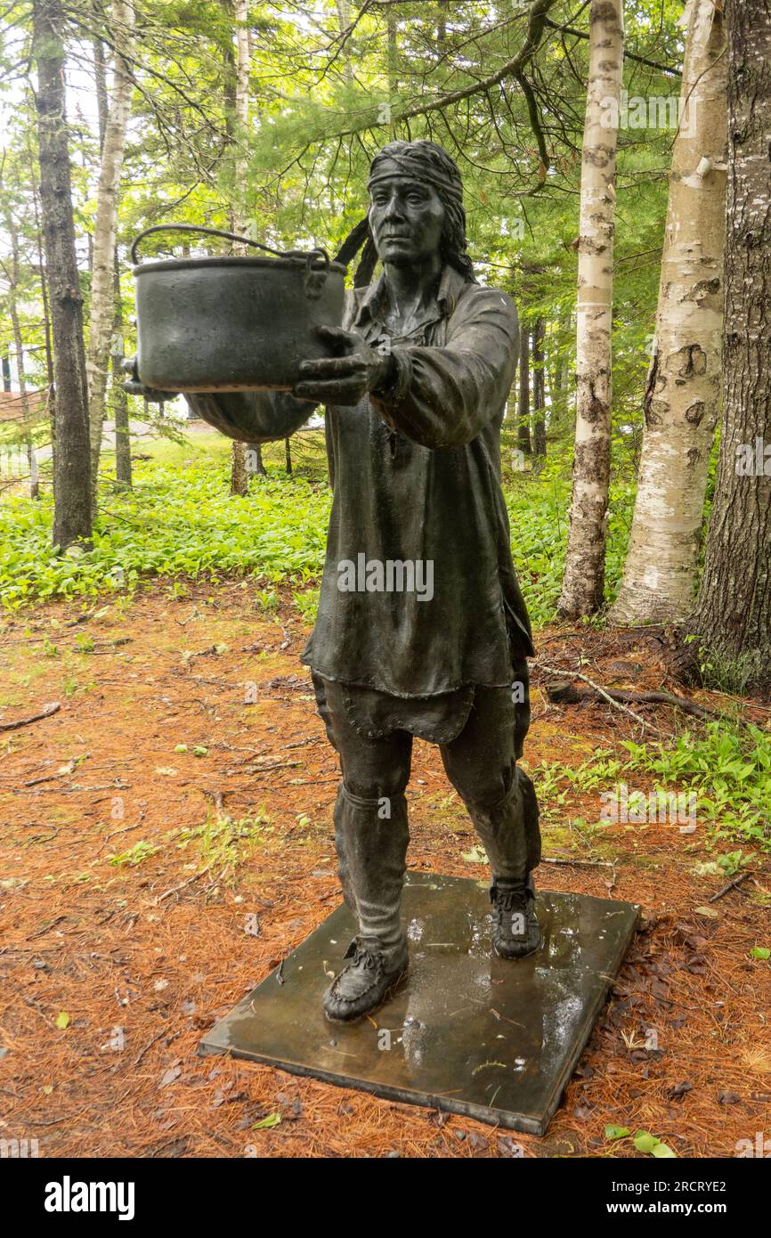 Saint Croix Island International Historic site in Calais Maine Stock