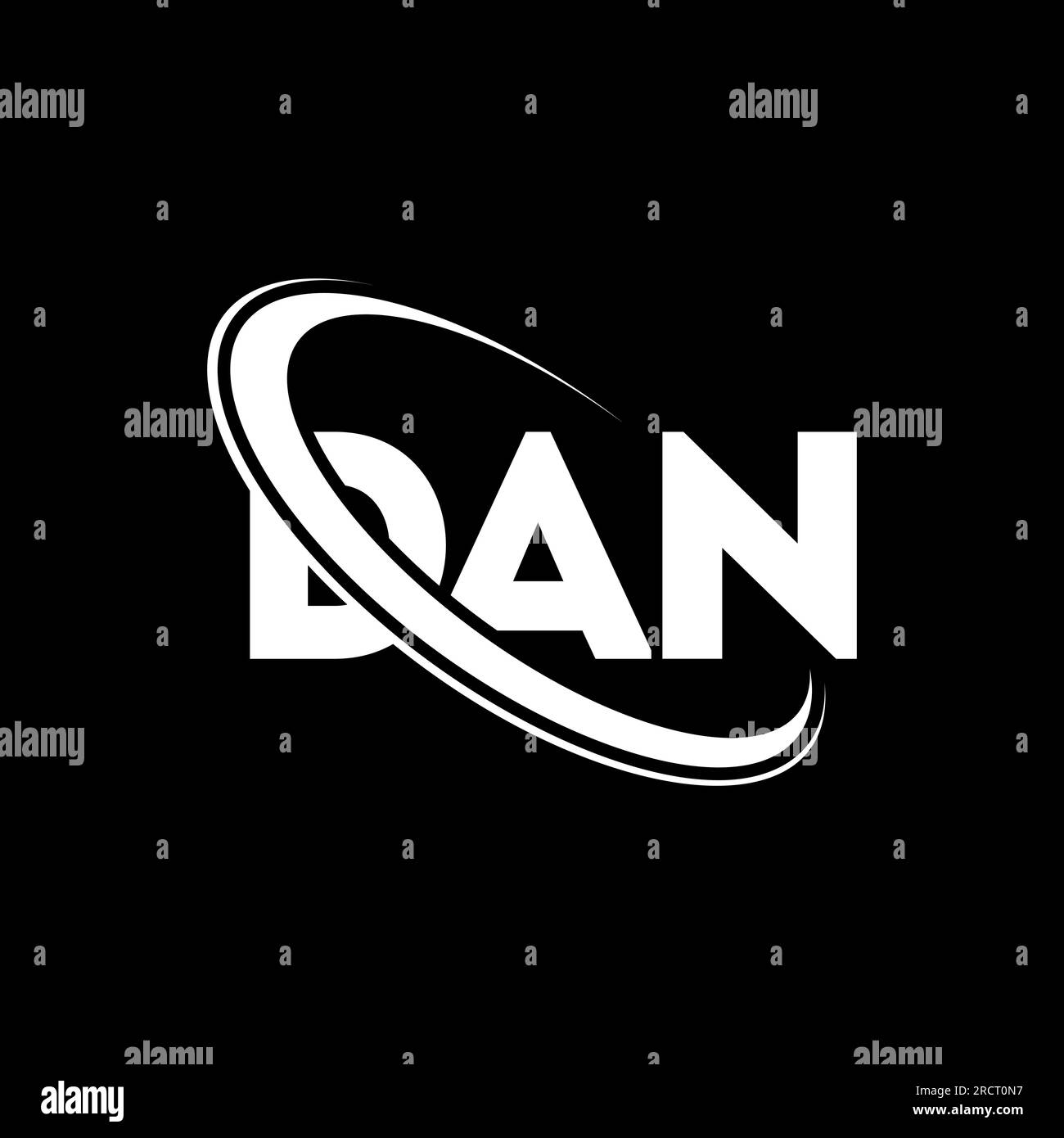 DAN logo. DAN letter. DAN letter logo design. Initials DAN logo linked ...