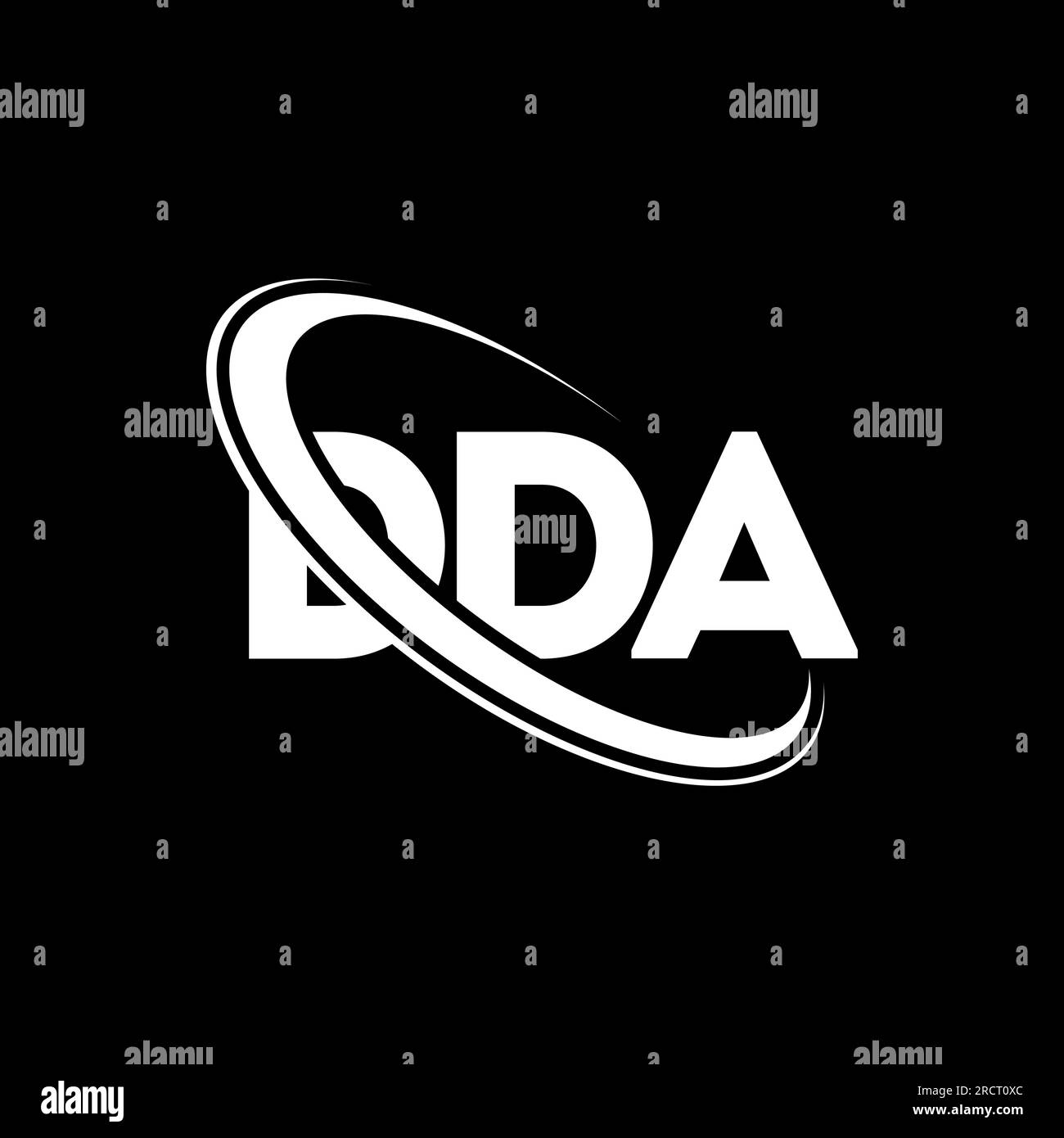 DDA logo. DDA letter. DDA letter logo design. Initials DDA logo linked