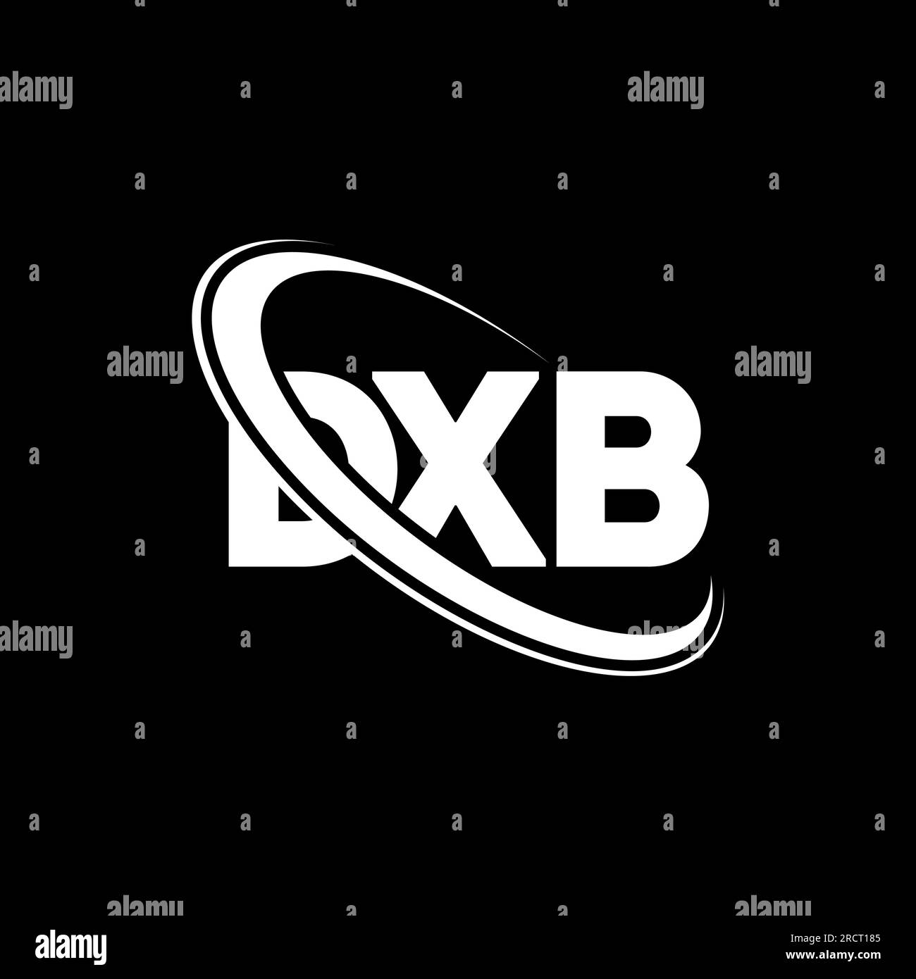 Dxb minimalist logo Stock Vector Images - Alamy